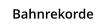 Bahnrekorde